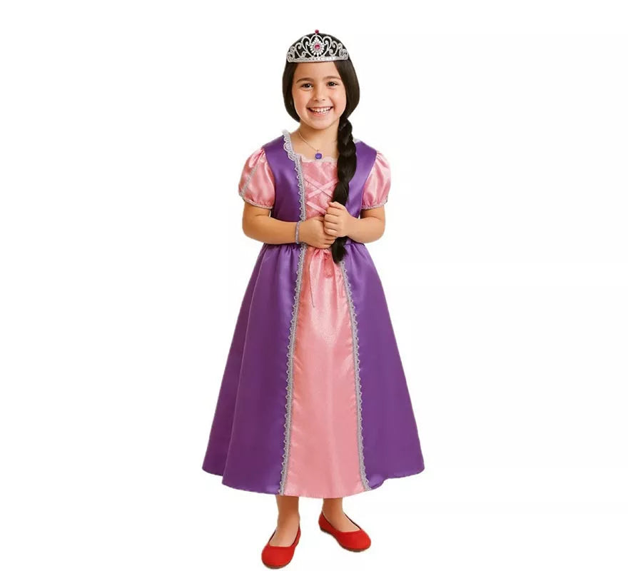 Translation missing: es.Disfraz de Princesa Morada para niña