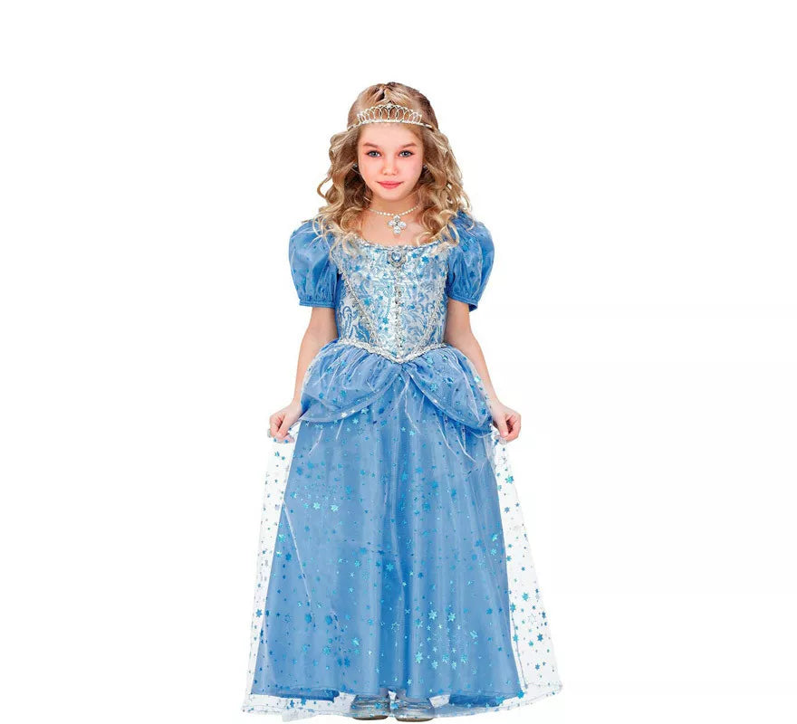 Translation missing: es.Disfraz de Princesa o Hada Azul Claro para niña