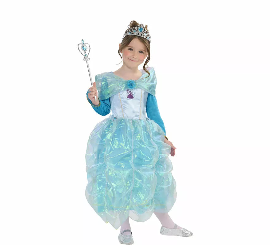 Translation missing: es.Disfraz de Princesa Paraíso azul para niña
