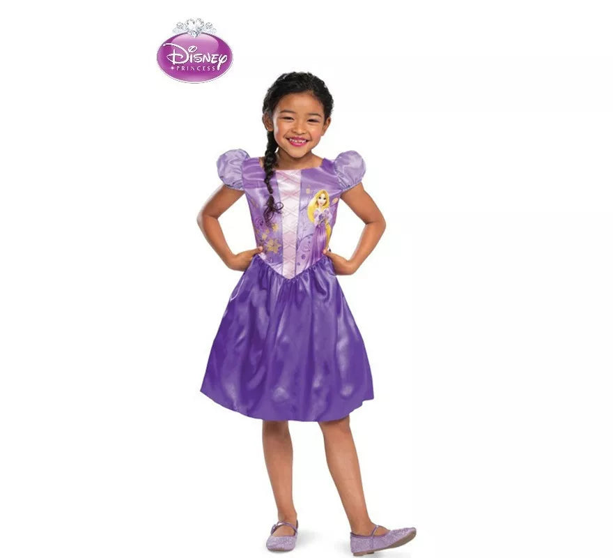 Translation missing: es.Disfraz de Princesa Rapunzel Básico Plus para niña