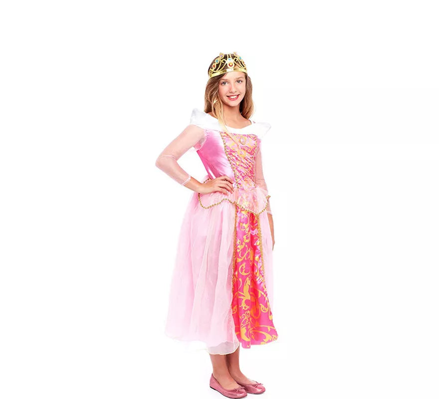 Translation missing: es.Disfraz de Princesa Rosa de Cuento para niña