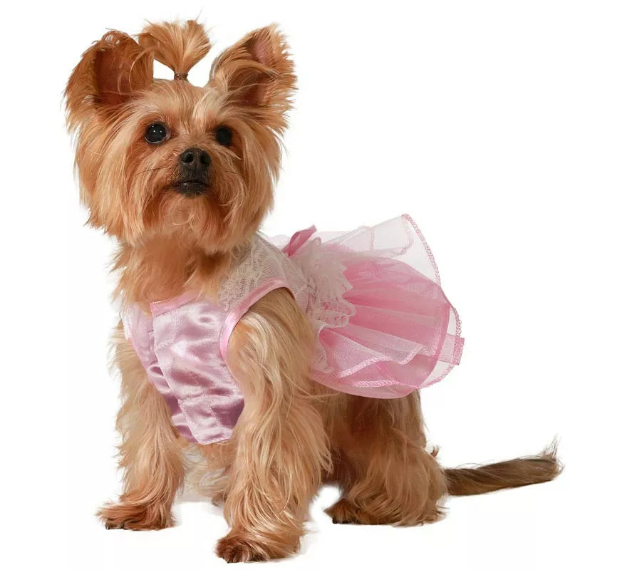 Disfraz de Princesa Rosa para perro