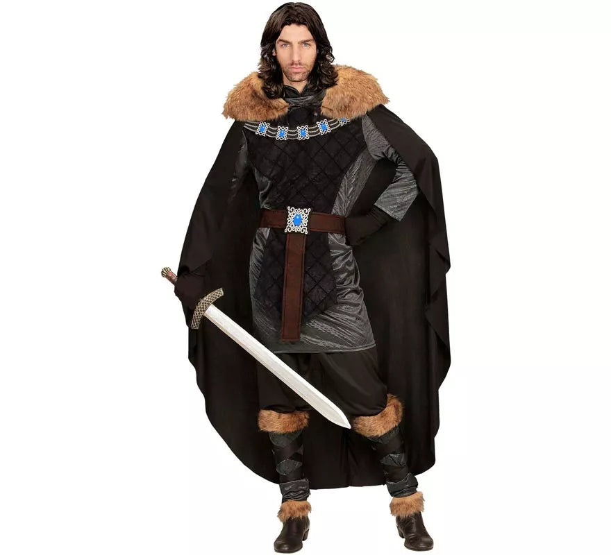 Translation missing: es.Disfraz de Príncipe Medieval Oscuro para hombre