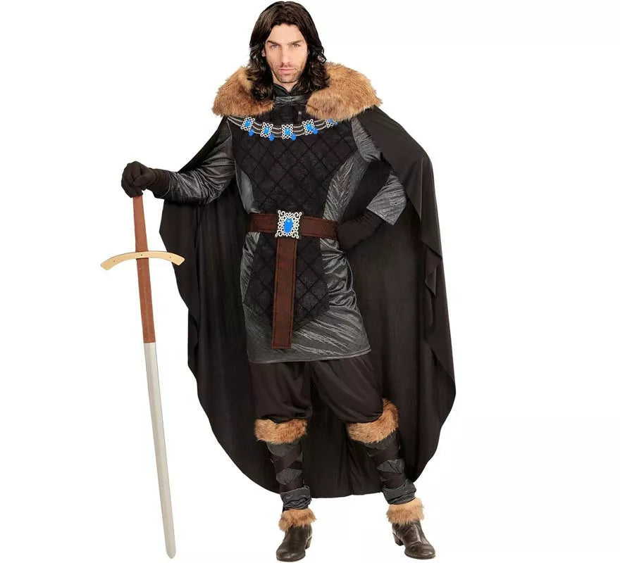 Translation missing: es.Disfraz de Príncipe Medieval Oscuro para hombre