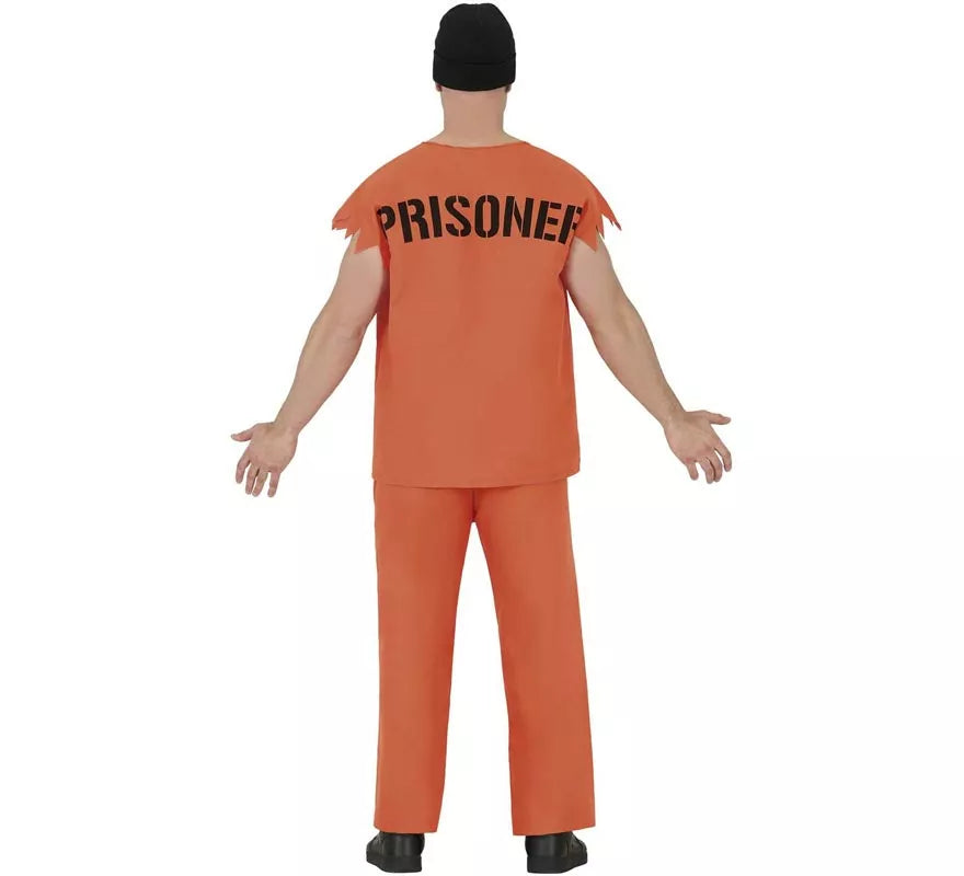 Disfraz de Prisionero con Gorro para hombre