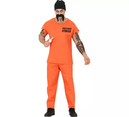 Disfraz de Prisionero con Gorro para hombre