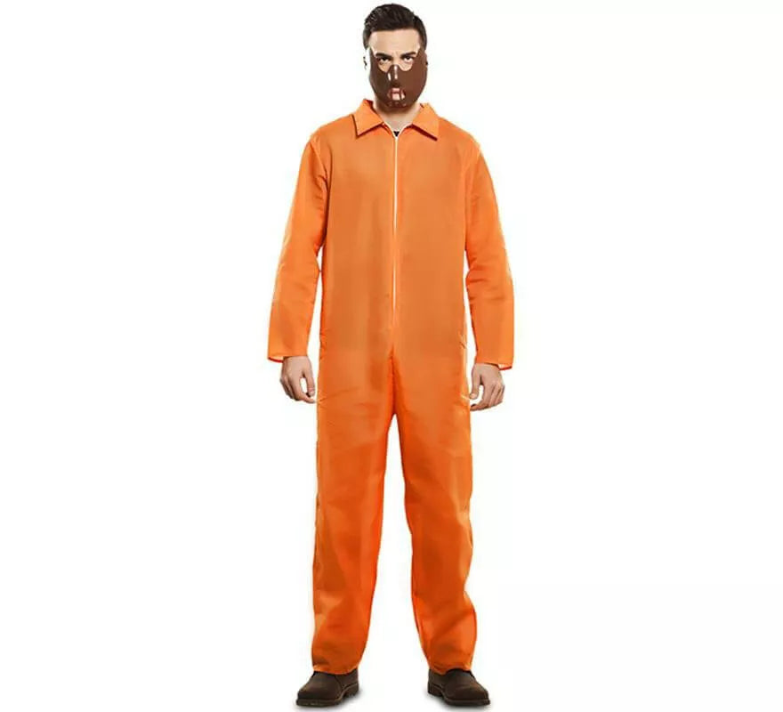 Translation missing: es.Disfraz de Prisionero Naranja para hombre