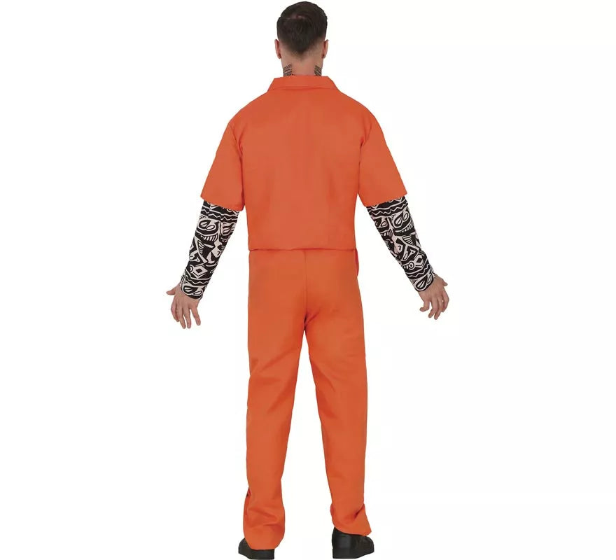 Translation missing: es.Disfraz de Prisionero Tatuado para hombre