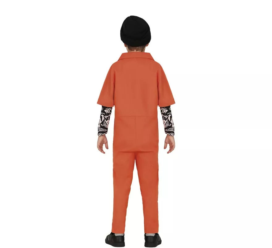 Translation missing: es.Disfraz de Prisionero Tatuado para niño