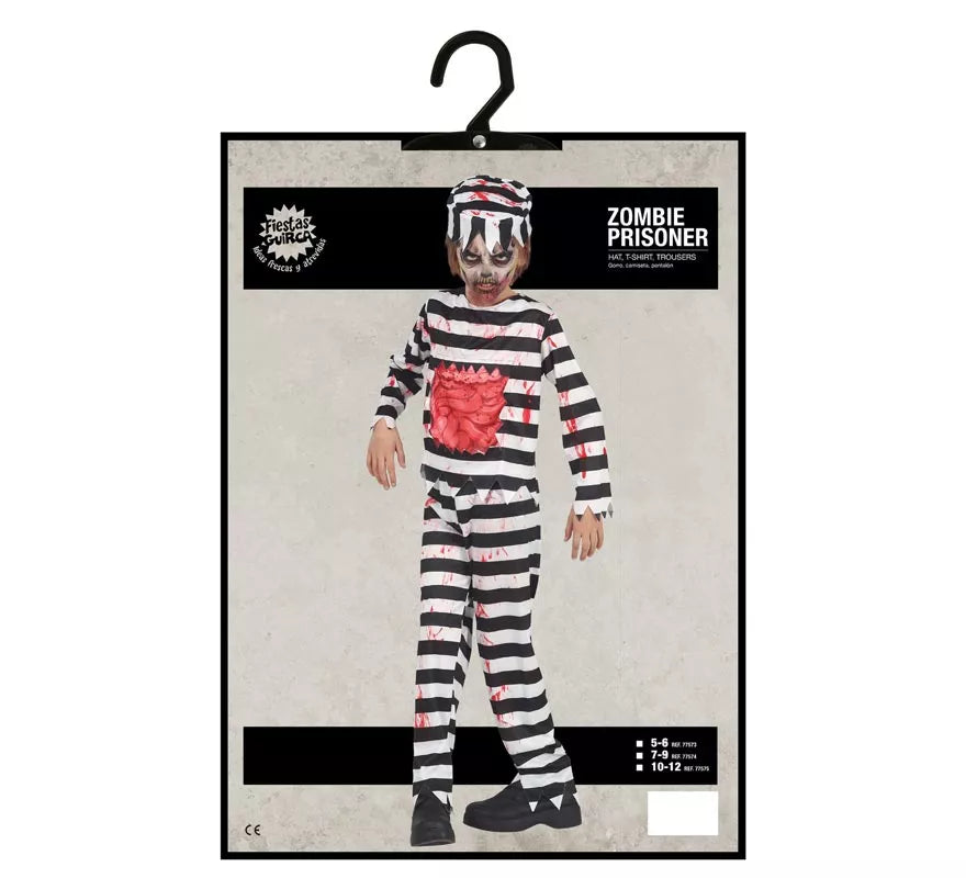 Translation missing: es.Disfraz de Prisionero Zombie para niños