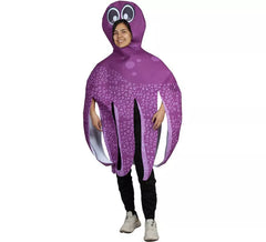 Disfraz de Pulpo morado para adultos