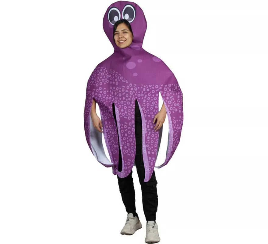 Translation missing: es.Disfraz de Pulpo morado para adultos