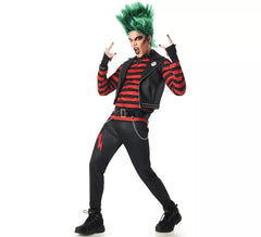 Disfraz de Punky a Rayas para hombre