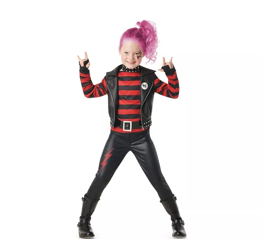 Disfraz de Punky a Rayas para niños