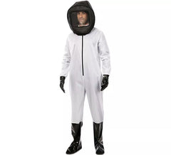 Disfraz de Químico en traje blanco y negro para hombre
