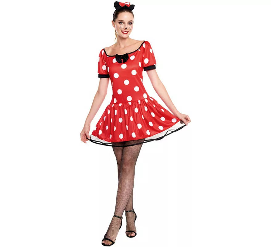 Disfraz de Ratoncita de Dibujos Animados para mujer