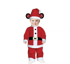 Disfraz de Ratoncito Papá Noel con cinturón para bebé