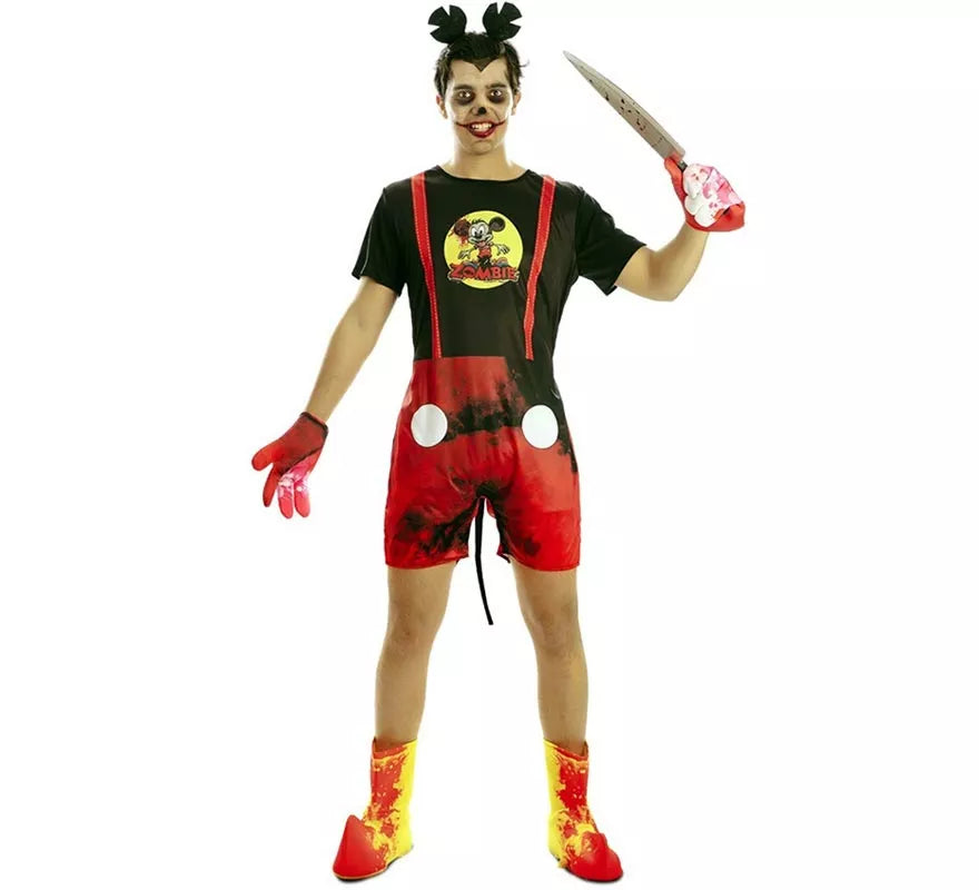Disfraz de Ratoncito Zombie para hombre