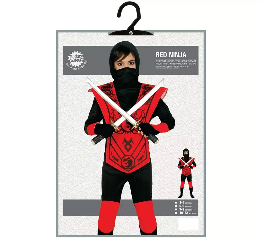 Translation missing: es.Disfraz de Red Ninja varias tallas