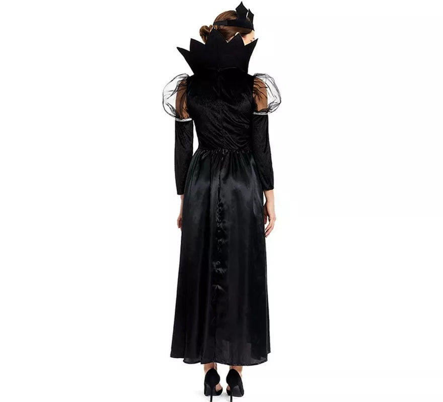 Translation missing: es.Disfraz de Reina Calavera oscura con corona para mujer