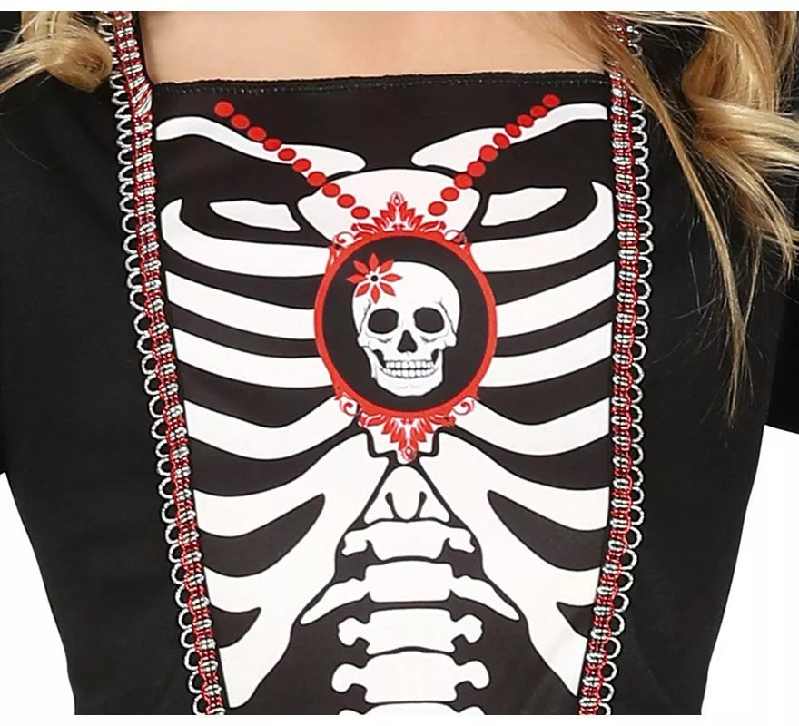 Translation missing: es.Disfraz de Reina Calavera Oscura para niña