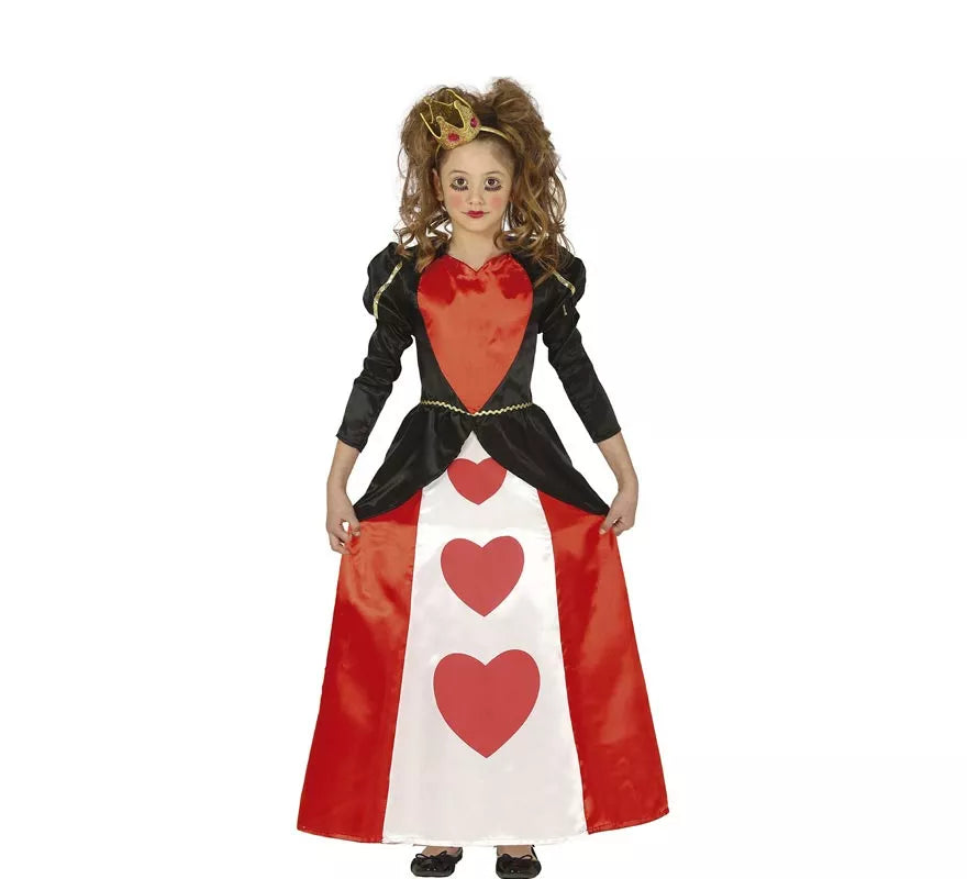 Translation missing: es.Disfraz de Reina Corazones para niña