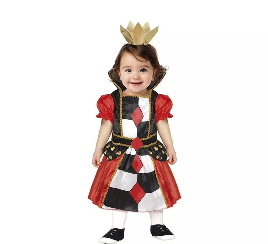 Translation missing: es.Disfraz de Reina de Corazones para niña y bebé
