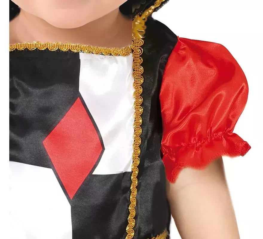 Disfraz de Reina de Corazones para niña y bebé