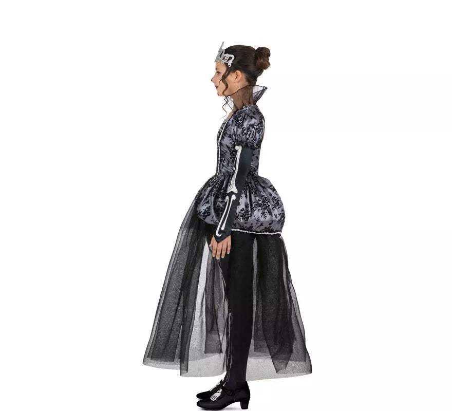 Translation missing: es.Disfraz de Reina de las Catacumbas elegante para niña