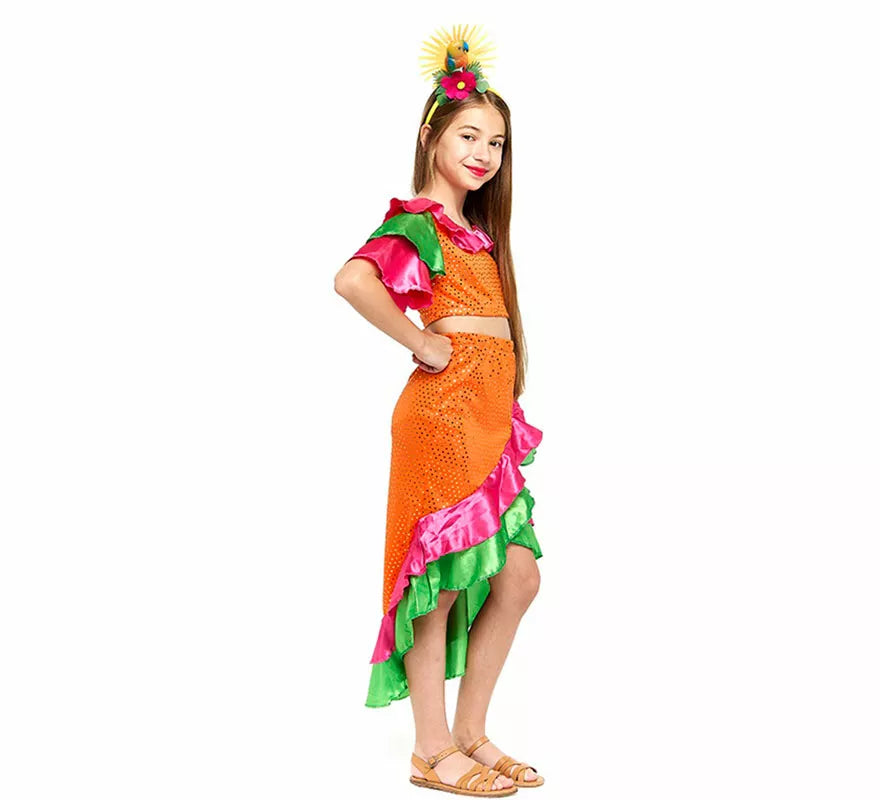 Translation missing: es.Disfraz de Reina de Samba para niña