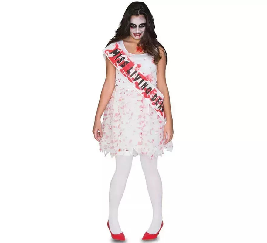 Disfraz de Carrie Reina del Baile para mujer