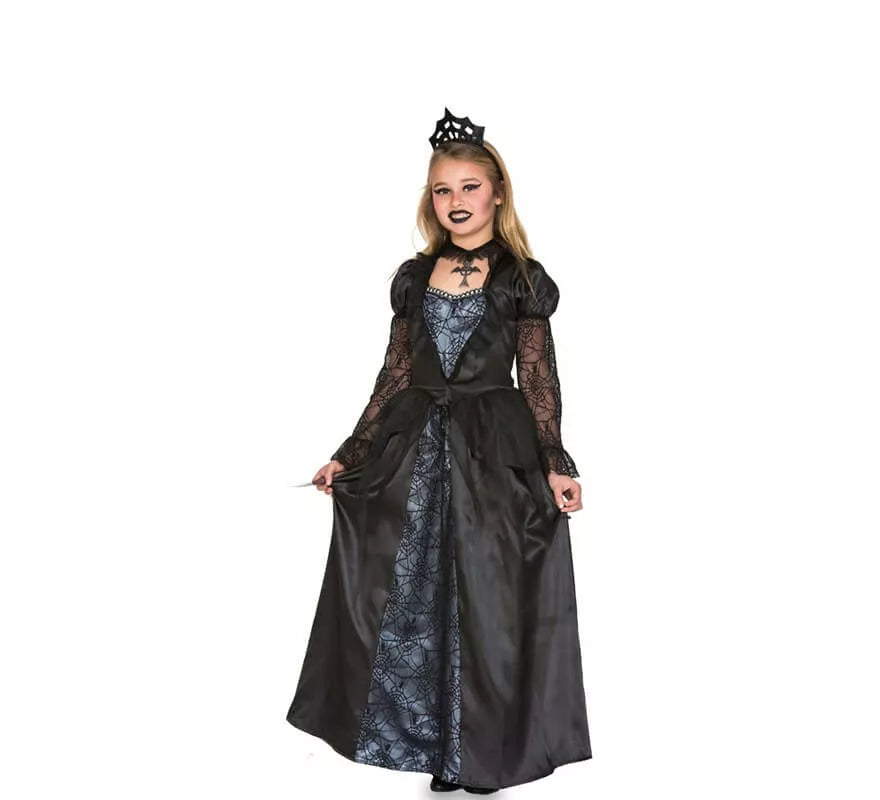 Translation missing: es.Disfraz de Reina malvada gótica para niña