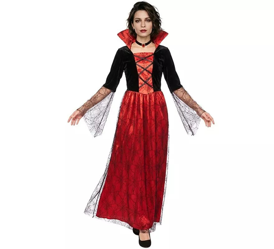Translation missing: es.Disfraz de Reina Vampira antigua rojo para mujer