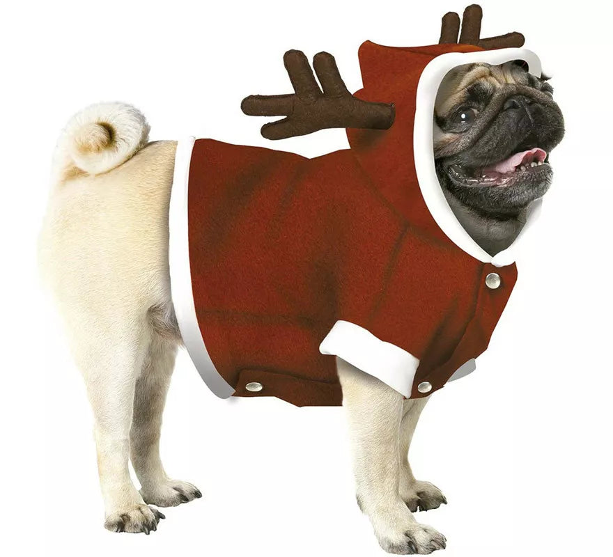 Translation missing: es.Disfraz de Reno de Papá Noel para perro
