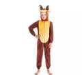 Disfraz de Reno marrón con capucha para niño