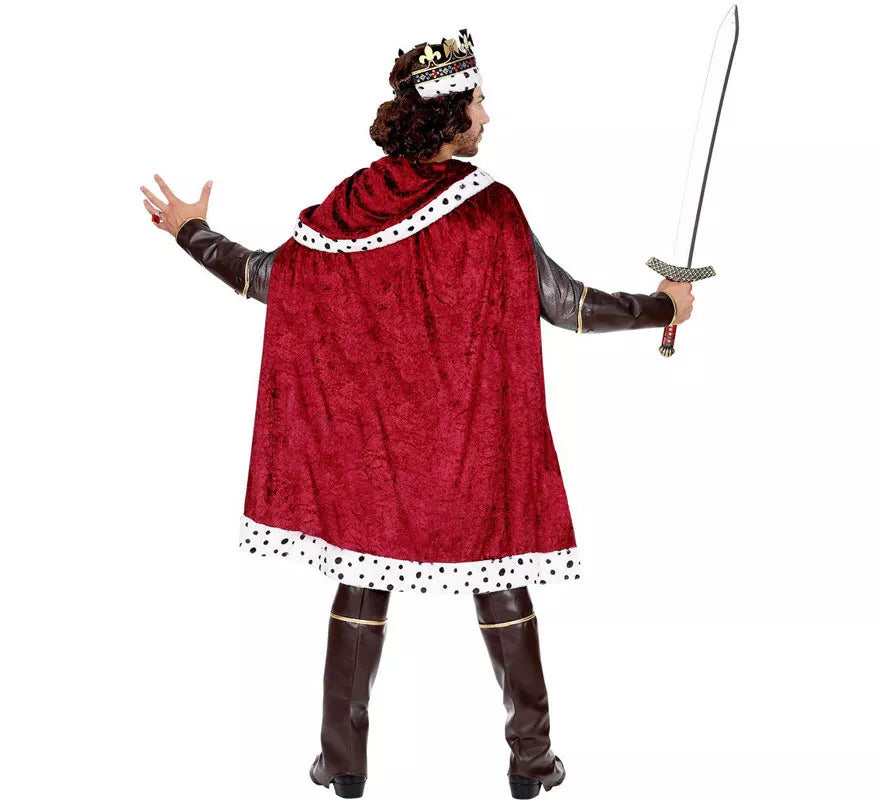 Disfraz de Rey de Guerreros Medieval para hombre