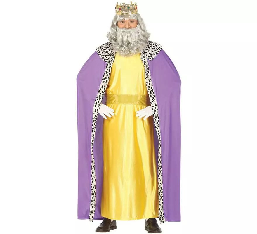 Translation missing: es.Disfraz de Rey Mago Amarillo para hombre