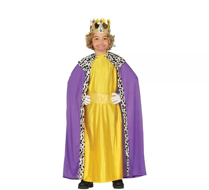 Translation missing: es.Disfraz de Rey Mago Amarillo para niño