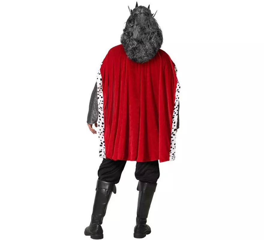 Translation missing: es.Disfraz de Rey Medieval Gris para hombre