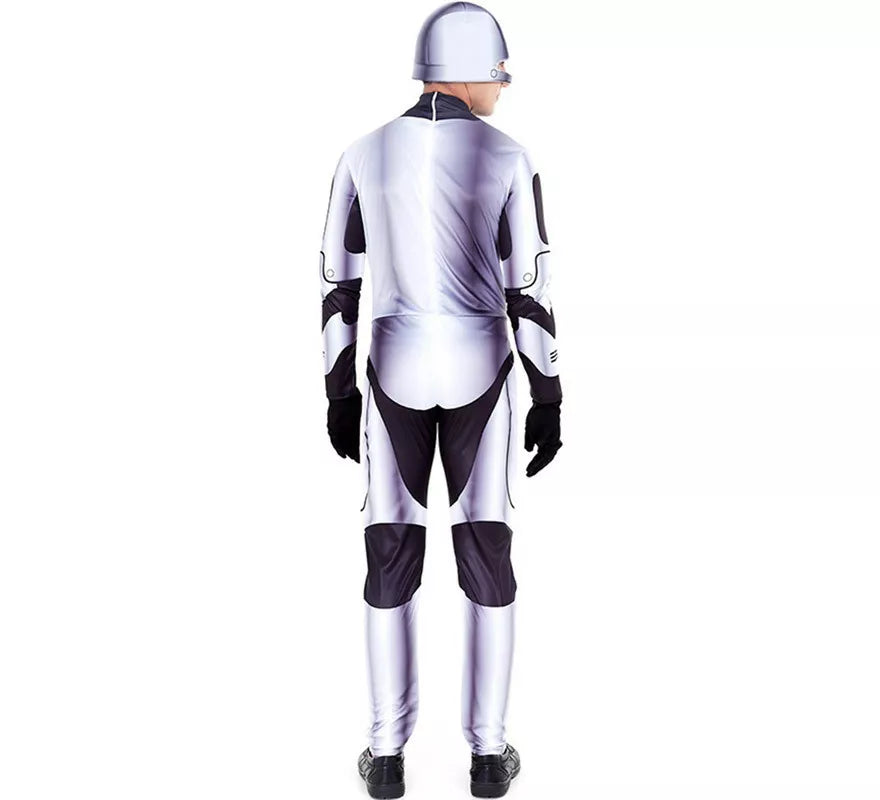 Translation missing: es.Disfraz de Robot Killer Plateado para hombre