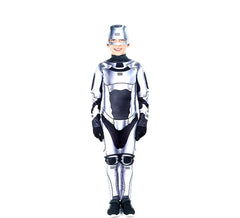 Disfraz de Robot Killer Plateado para niño