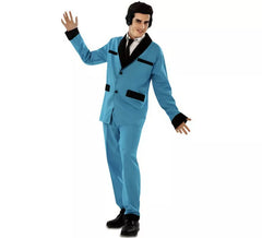 Disfraz de Rockabilly azul para hombre