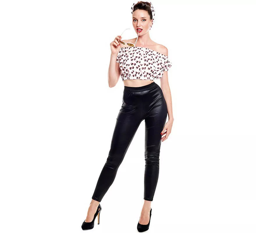 Translation missing: es.Disfraz de Rockabilly Top Años 50 para mujer