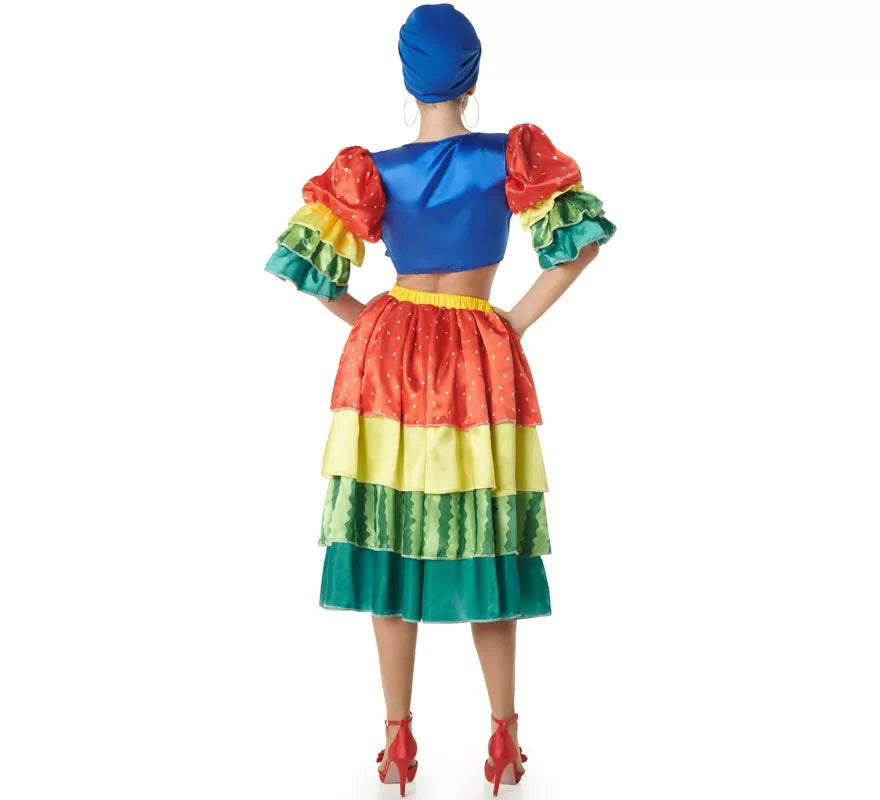 Disfraz de Rumbera Caribeña para mujer