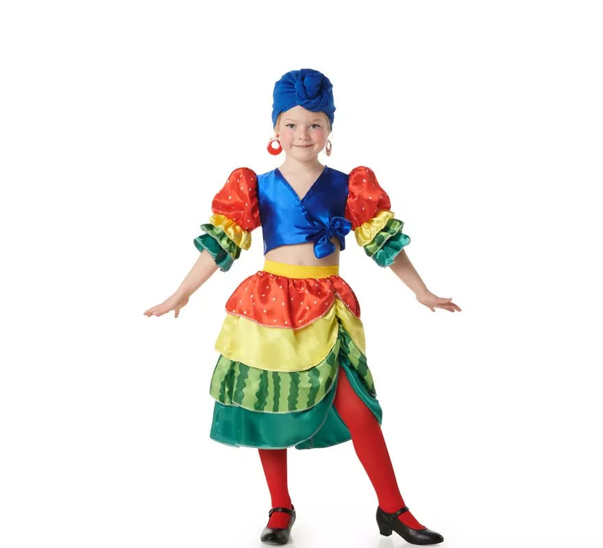 Translation missing: es.Disfraz de Rumbera Caribeña para niña