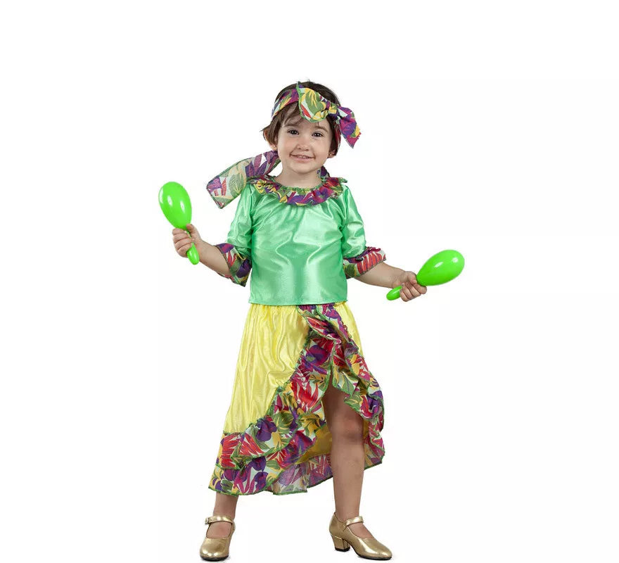 Translation missing: es.Disfraz de Rumbera para bebé y niña