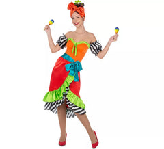 Disfraz de Rumbera Tropical para mujer