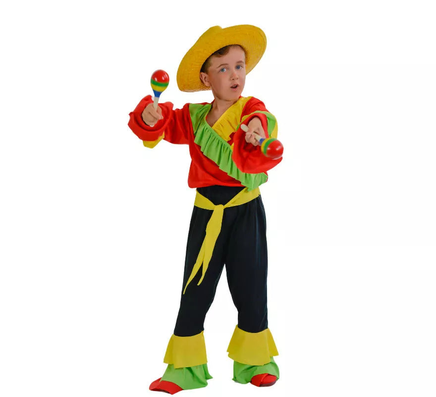 Translation missing: es.Disfraz de Rumbero Rojo para niño