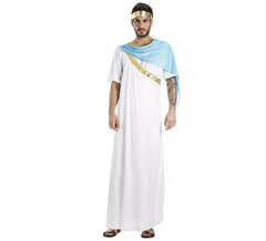 Disfraz de Sacerdote Griego Blanco para hombre