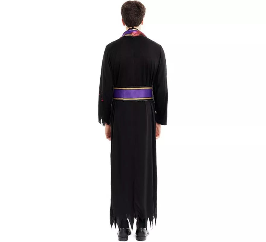 Translation missing: es.Disfraz de Sacerdote Sangriento negro con estola para hombre